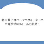 北川景子はハーフ？クォーター？出身やプロフィールも紹介！